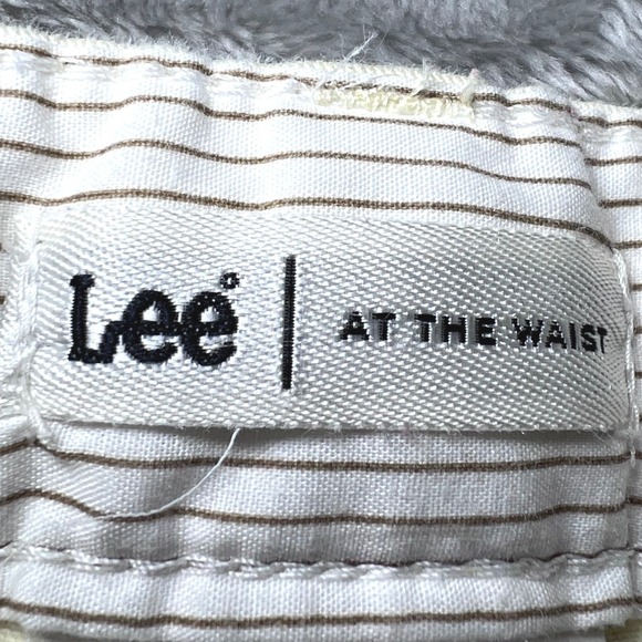 Lee Capri Pants Womens 14 Petites Yellow Comfy Stretch Casual Fall Spring - Picture 4 of 14